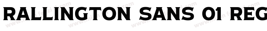 Rallington Sans 01 Regular字体转换